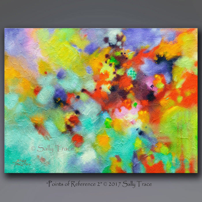 "Points of Reference 2" Art Prints from my Original Abstract Painting